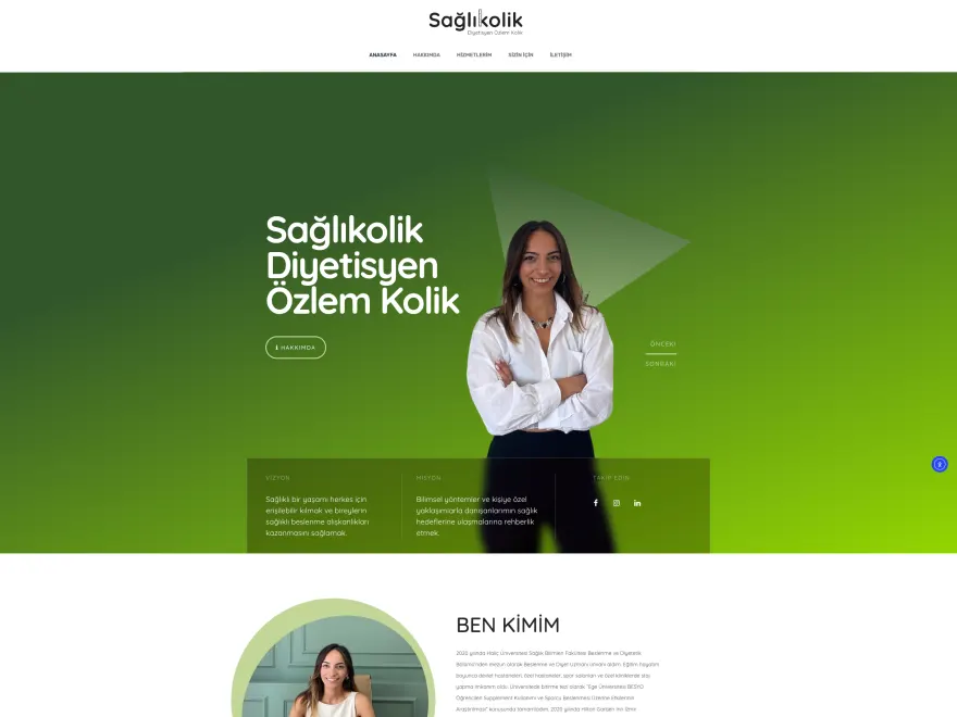 Sağlıkolik web sitesi ekran görüntüsü
